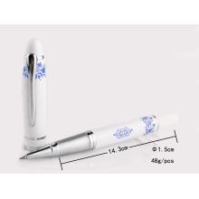 Cliquez sur Type de haute densité Ball Pen stylo en métal blanc de ventiler